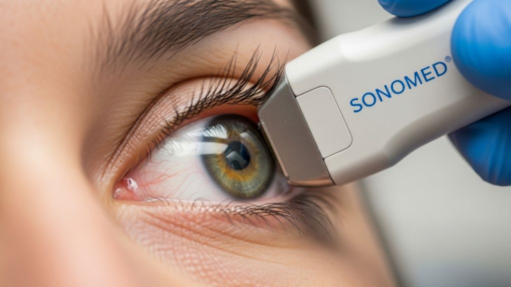 La biometría de inmersión SONOMED es relevante antes de tu cirugía de cataratas.