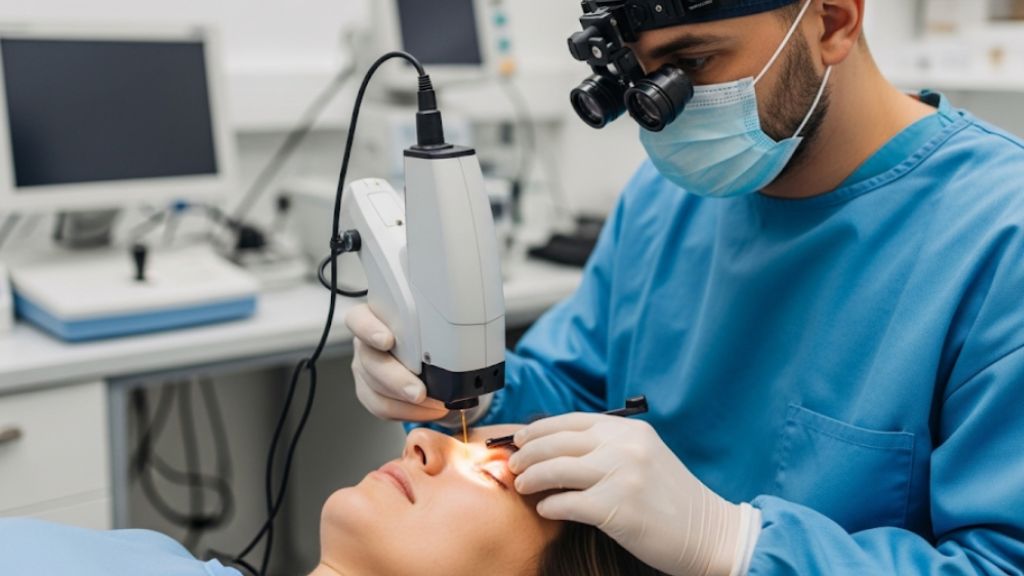 la panfotocoagulación de retina cauteriza vasos sanguíneos.