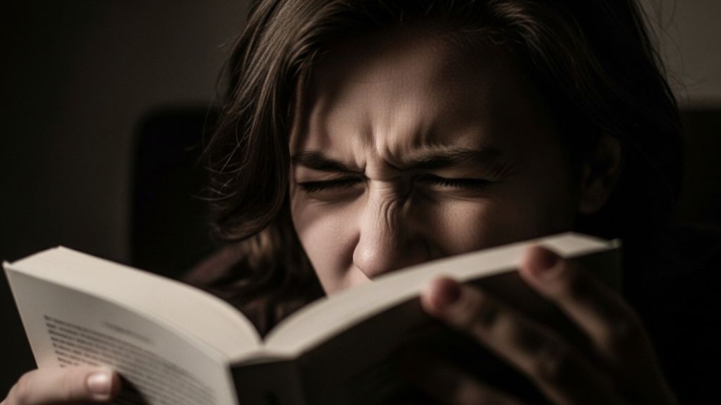 Leer con poca luz puede perjudicar tus ojos.
