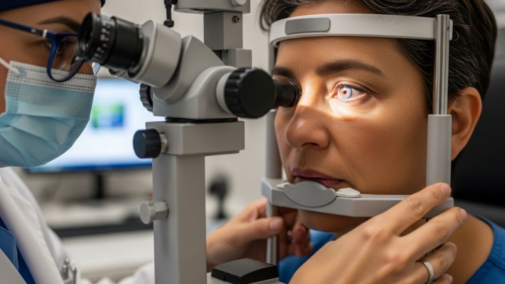 Examen ocular completo de la vista.