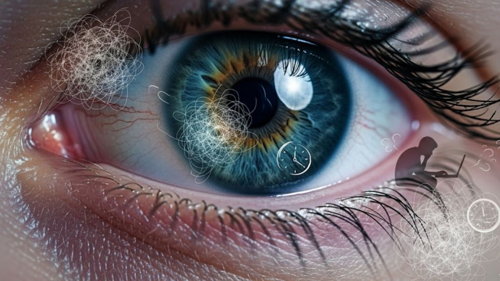 El estrés y tus ojos, el derrame ocular es síntoma de tensión