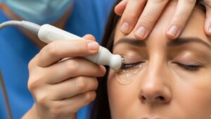 ¿Por qué la alta frecuencia en ecografía ocular es clave?