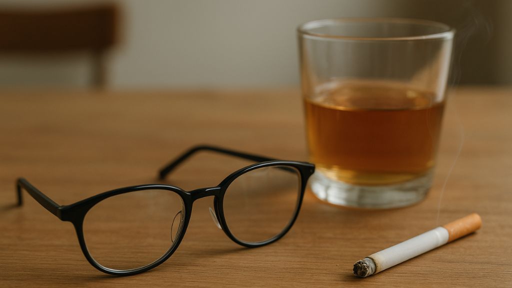 Cataratas malos hábitos alcohol tabaco