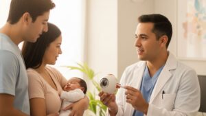 Cirugía de cataratas en bebés: cómo se realiza y qué cuidados necesita el niño