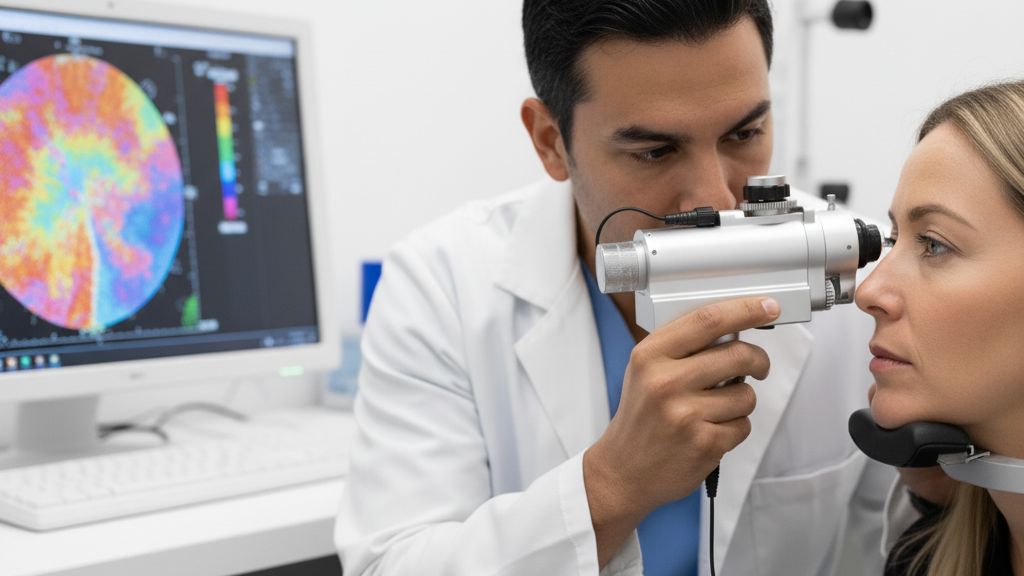 Cirugía refractiva paquimetría corneal por qué medir grosor ojo esencial