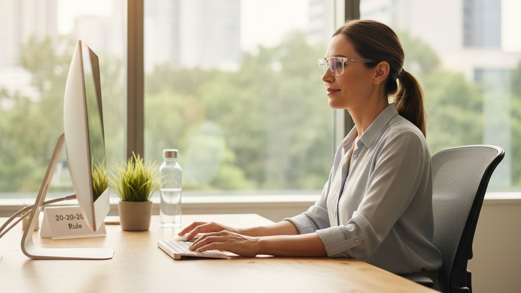 Glaucoma trabajo oficina consejos cuidar ojos pantalla