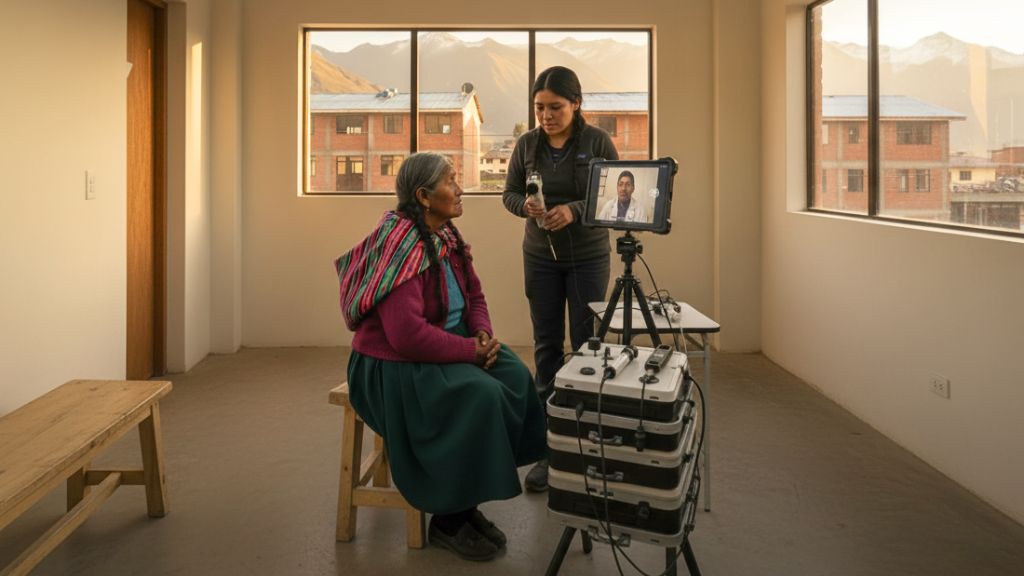 Oftalmología 5G telemedicina acceso visual zonas rurales Perú