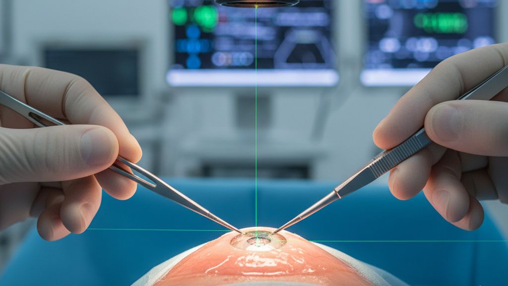 Cirugía cataratas diferencias facoemulsificación láser femtosegundo