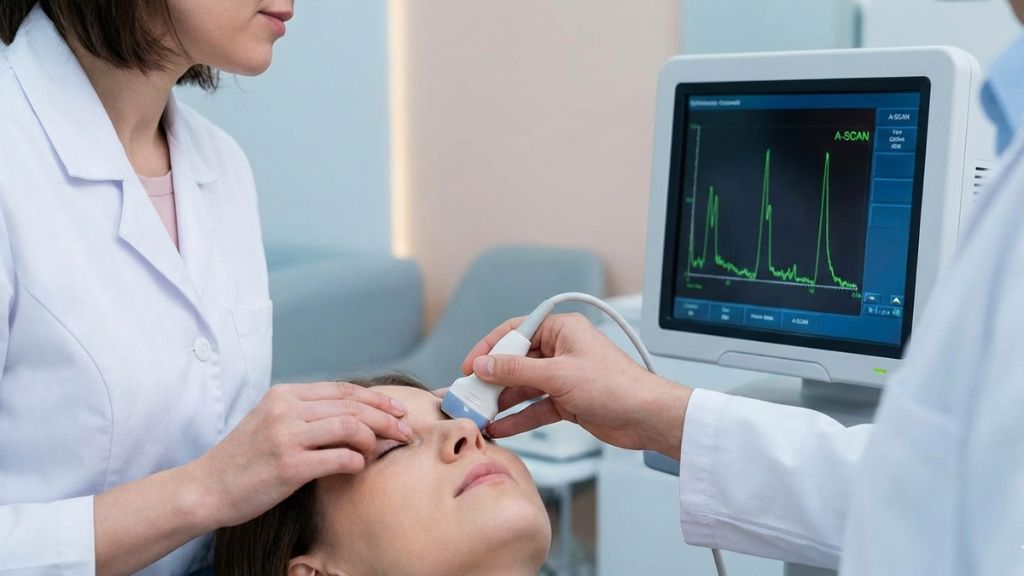 Ecografía ocular modo A cuándo se necesita por qué clave oftalmología