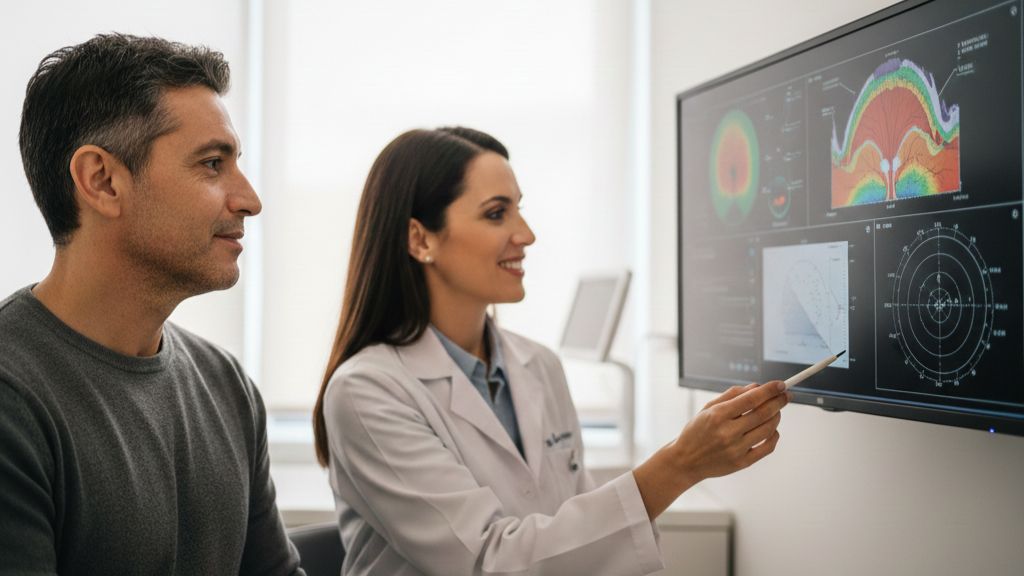 Qué diferencia control visual básico diagnóstico ocular integral