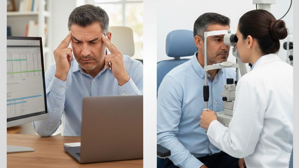 Estrés presión ocular Cómo saber causando dolor